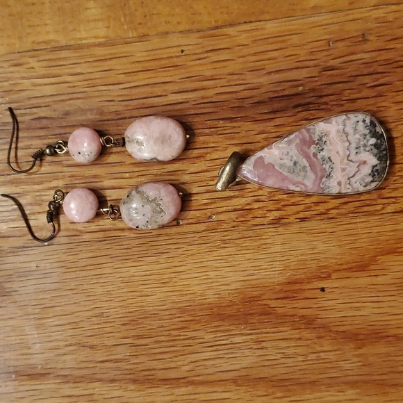 Pink gemstone jewelry set - Picture 8 of 11